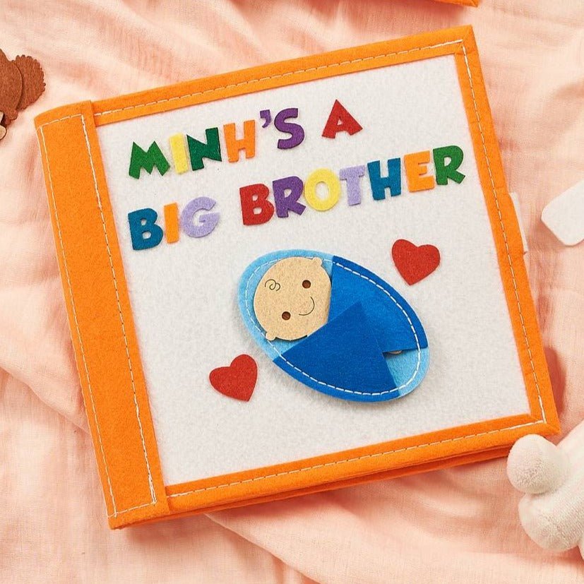 I am a big brother! - Quiet book (ship from Hong Kong) - LittleBean's Toy Chest