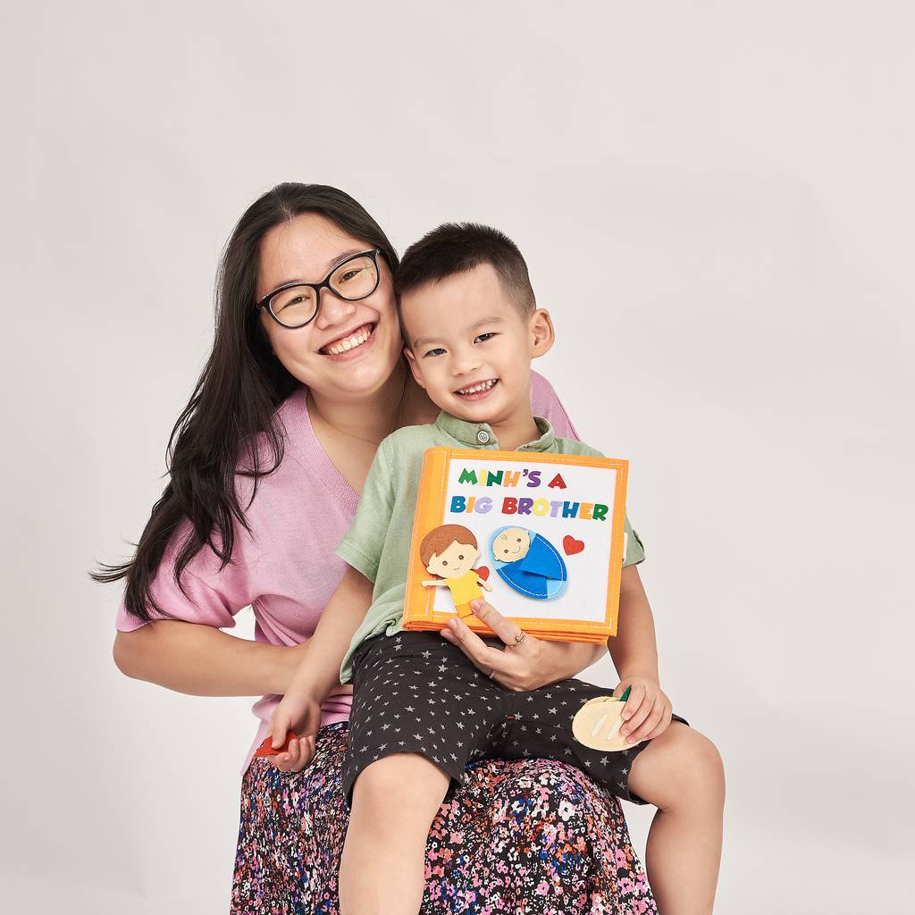 I am a big brother! - Quiet book (ship from Hong Kong) - LittleBean's Toy Chest