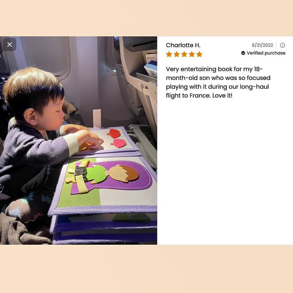 My First Playbook - Quiet Book (shipped from Hong Kong) - LittleBean's Toy Chest